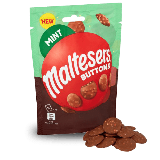 Mint Malteser Buttons