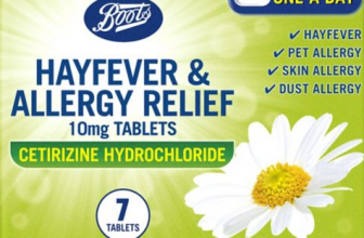 Buy 1 get 2nd 1/2 price on selected hayfever and allergy relief