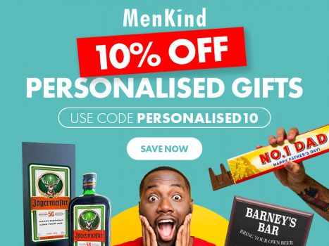 MenKind 10% Off personalised gifts