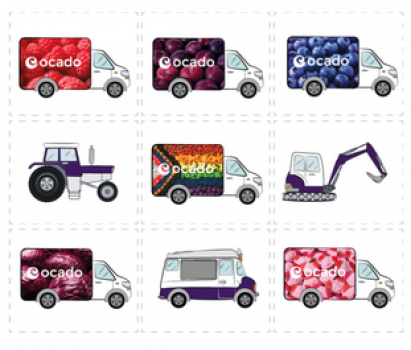 Entertain your little ones with Ocado-Van Bingo