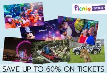 picniq tickets up to 60 percent off days out