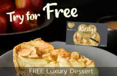 Kirstys free luxury dessert