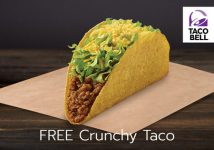 taco bell free crunchy taco