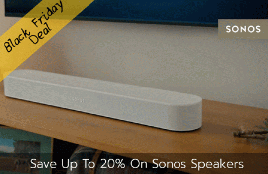 Sonos 20 percent off speakers black friday