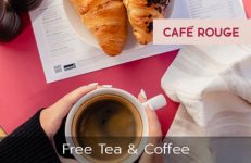 cafe rouge free tea and coffee
