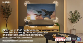 £300 cashback on home entertainment