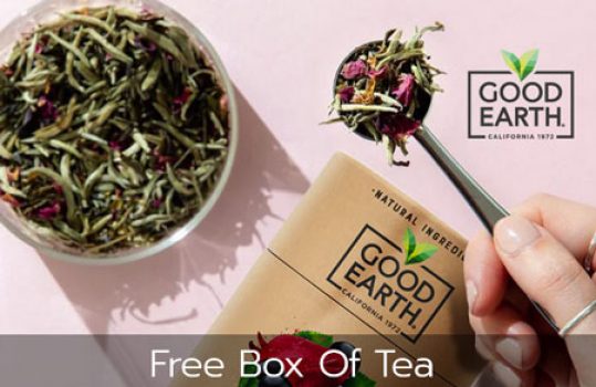 Free Box Of Good Earth Tea