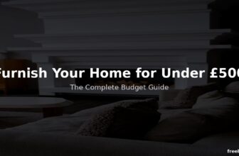 How to Furnish Your First Home for Under £500