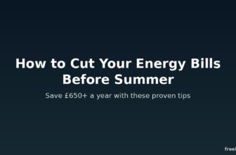 How to Cut Your Energy Bills Before Summer