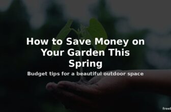 How to Save Money on Your Garden This Spring