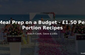 Meal Prep on a Budget – £1.50 Per Portion Recipes