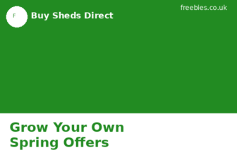 Grow Your Own Spring Offers — Buy Sheds Direct