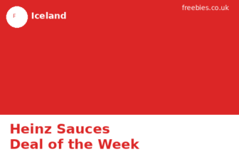 Heinz Sauces Deal of the Week — Iceland