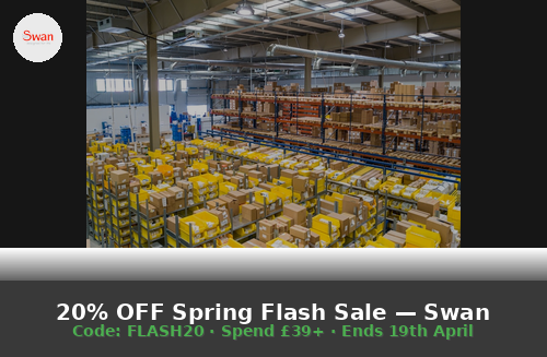 20% OFF Spring Flash Sale — Swan