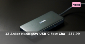 Anker UK: 12 – Anker Nano 45W USB-C Fast Cha – £37.99