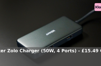 Anker UK: £4.5 off – Anker Zolo Charger (50W, 4 Ports) – £15.49 Over 100ps!