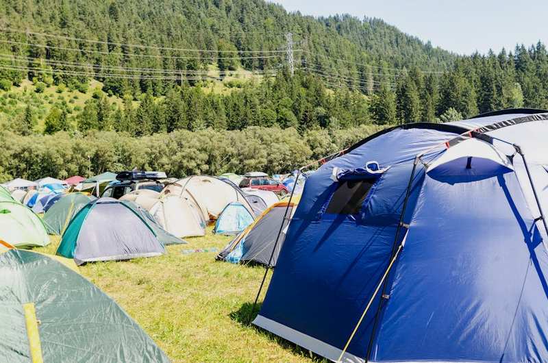 Festival camping