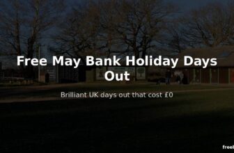 Family enjoying a free day out in a UK park