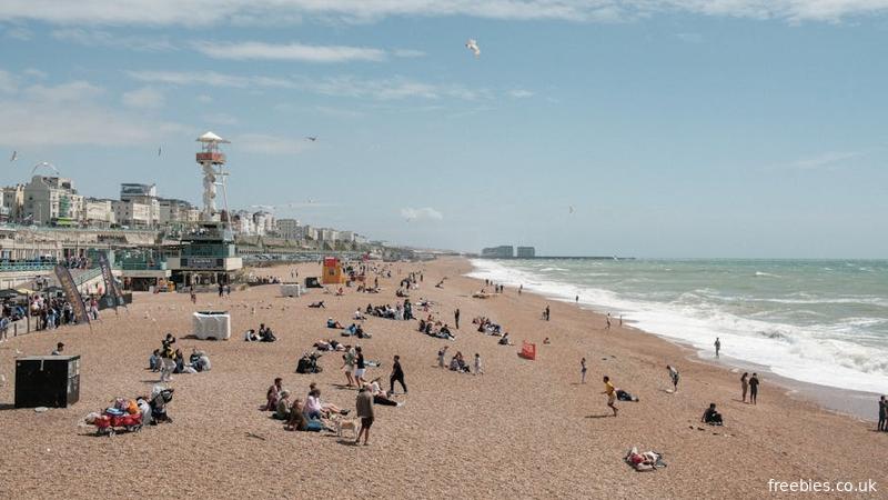 Beautiful UK beach - free to visit