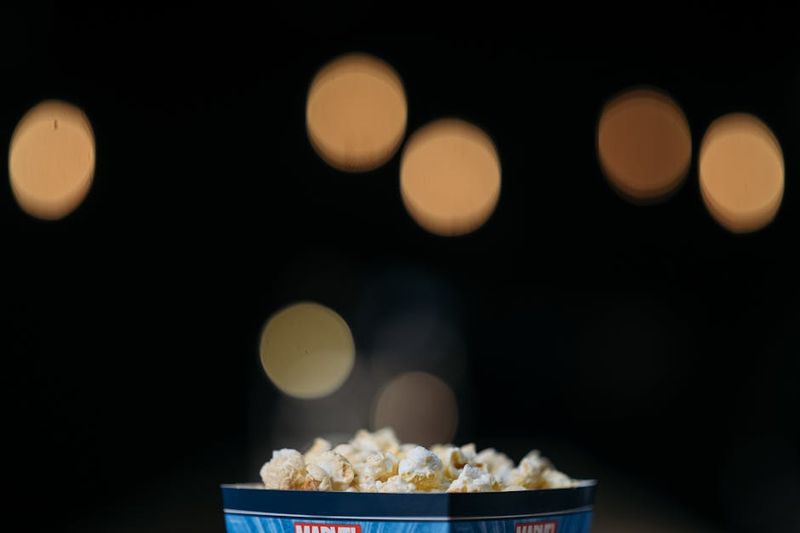 Cinema popcorn and tickets
