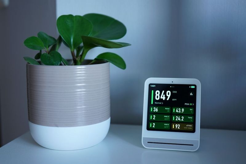 Smart meter showing household energy usage