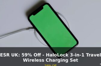 ESR UK: 59% Off – HaloLock 3-in-1 Travel Wireless Charging Set