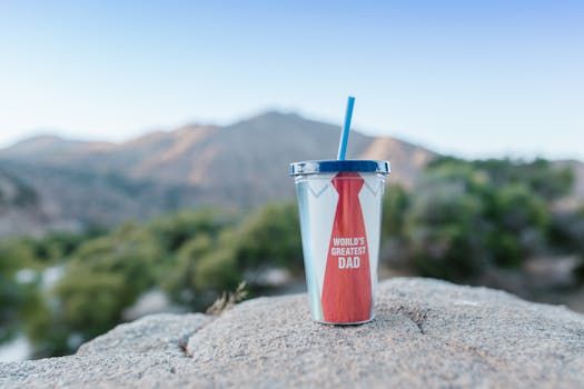 Personalised Fathers Day tumbler