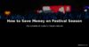 Festival crowd at night - money saving guide