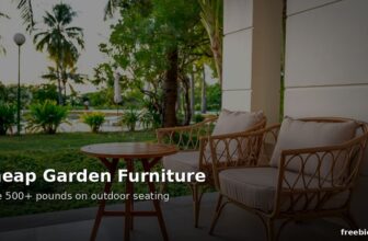 Cheap garden furniture - outdoor seating ideas on a budget