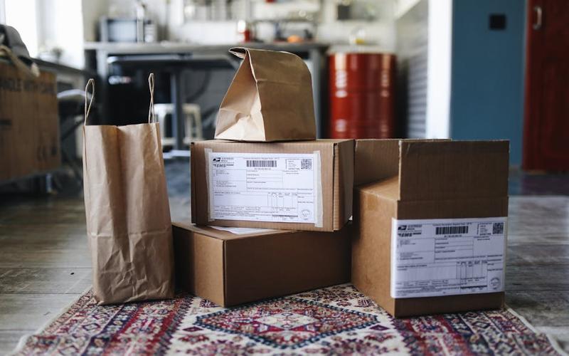 Subscription boxes being delivered to a home in the UK