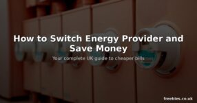 How to switch energy provider and save money on bills in the UK