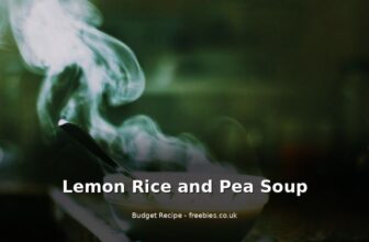 Lemon Rice and Pea Soup