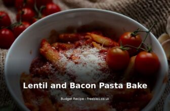 Lentil and Bacon Pasta Bake