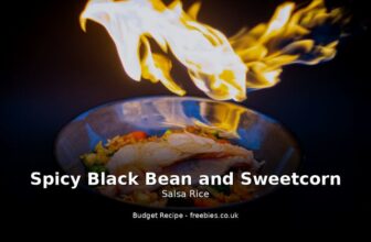 Spicy Black Bean and Sweetcorn Salsa Rice