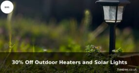 BHS UK: 30% Off Selected Outdoor Heaters and Solar Lights