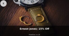 Ernest Jones: Extra 15% Off Watches – Bank Holiday Offer