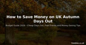 How to Save Money on UK Autumn Days Out – Budget Guide 2026