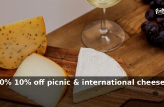 Pong Cheese: 10% – off picnic & international cheeses