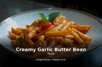 Creamy Garlic Butter Bean Pasta
