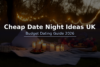 Cheap date night ideas UK - romantic fairy light picnic at dusk