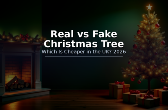 Real vs fake Christmas tree cost comparison UK 2026
