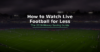 Football stadium floodlights at night with crowds - How to watch live football for less in the UK 2026 guide