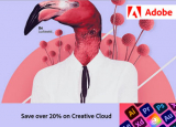Save 20% of Adobe software