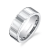Men’s Faceted Mirror Finish 8mm Ring in Tungste