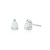 Pear Cut Opal Stud Earrings in Sterling Silver