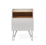 50% OFF Penelope 1 Drawer Hairpin Bedside Table