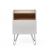 50% OFF Penelope 1 Drawer Hairpin Bedside Table