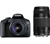 Get £130 OFF marked price of the CANON EOS 2000D DSLR Camera twin lens kit.