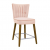 50% Off Isla Velvet Blush Bar Stool
