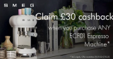 Smeg: £30 Cashback on Espresso Machines